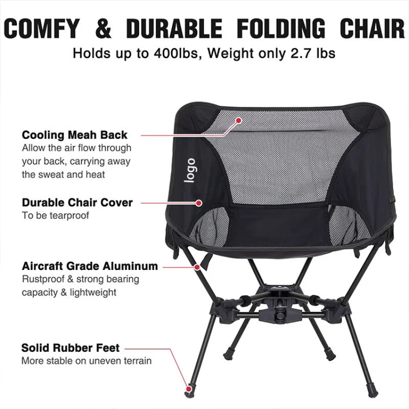 custom.Oem Odm Color Customized Camping Outdoor Dining Chair Portable Outdoor Folding Chair