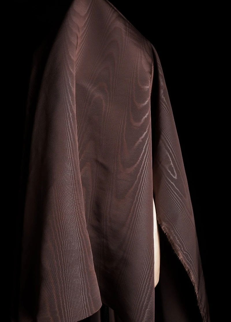 100/300/500cm Woodgrain Moire Jacquard Fabric for Handmade Diy Sewing Coat Suit Skirt Clothing Designer Cloth Material image 3