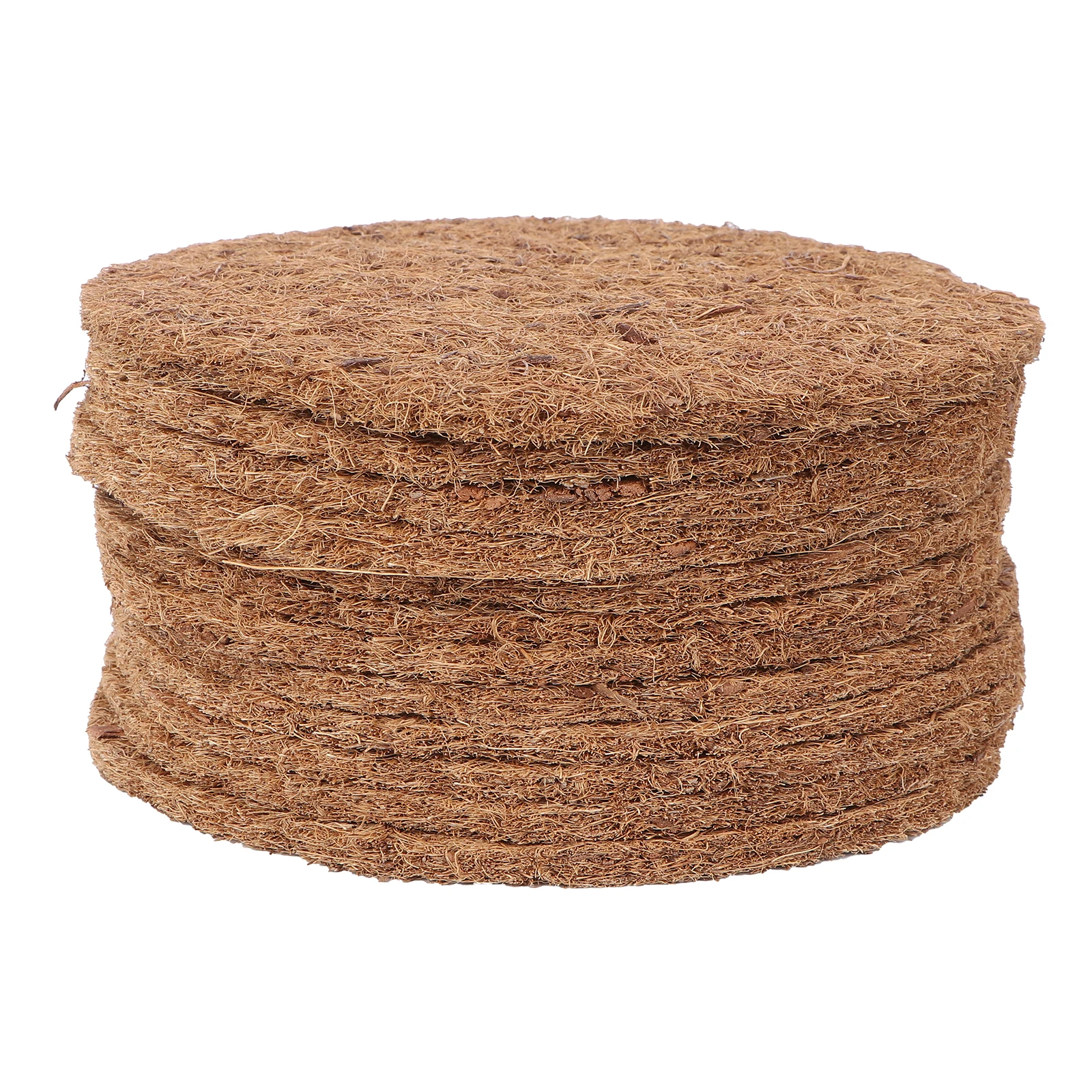 

12Pcs Coconut Palm Mat Durable Washable Breathable Bird Nest Pad Pigeon Egg Cage Basin Breeding Accessory Nesting Grass