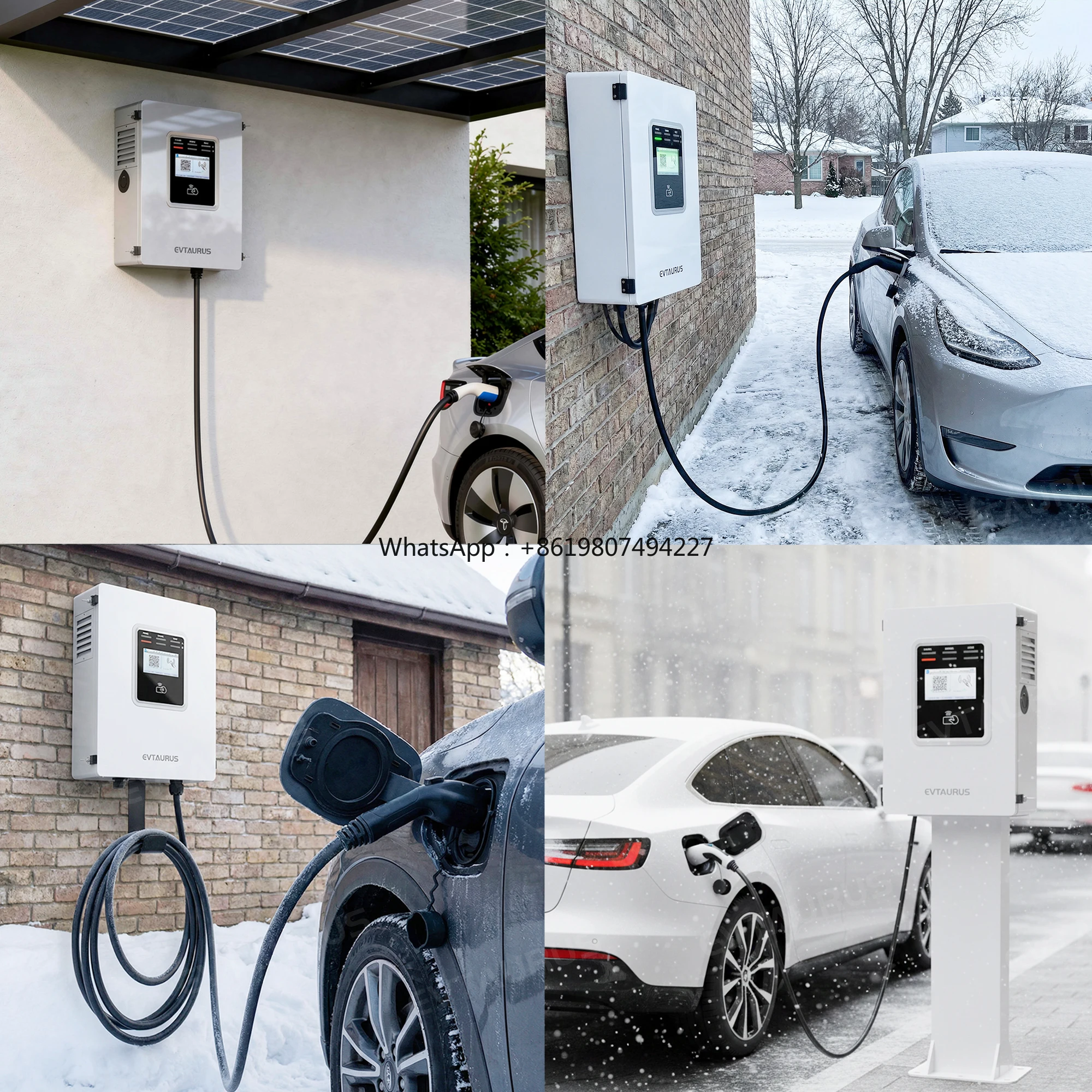 Charging Station Wall-Mounted IP54 20kw 30kw 40kw Ev Fast Charger GBT Chademo CCS with DC Output Current