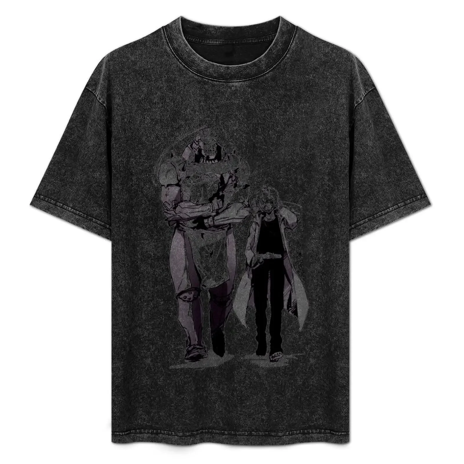 

Full Metal Alchemist Edward and Alphonse T-Shirt street wear cute clothes mens graphic t-shirts