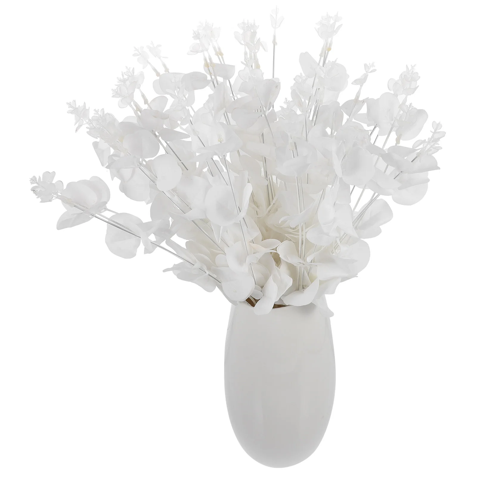 

3Pcs Fake Eucalyptus Leaves Artificial Greenery Stems Natural Look for Home Wedding Party Floral Arrangement Fake Eucalyptus