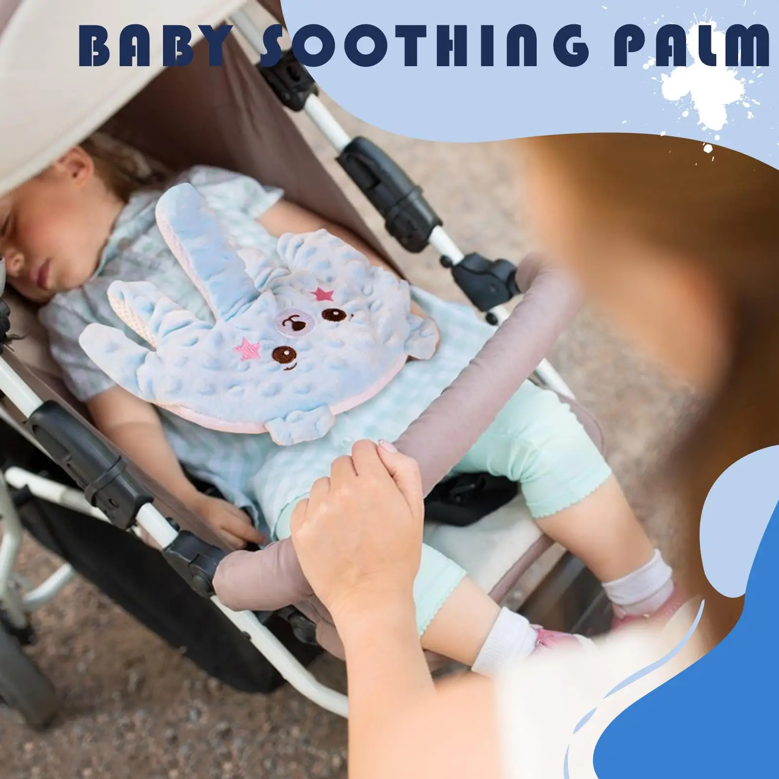 Palmo lenitivo per il sonno del bambino Aiuto automatico per il sonno del bambino Telecomando Prevenzione dello sbalzo Giocattolo di accarezzamento per i nuovi genitori Asilo nido