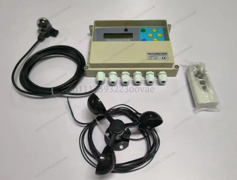 Df New Wind Speed Dual-Axis Solar Tracker Controller with Light Control, Automatic Sun Tracking System for Solar Panels