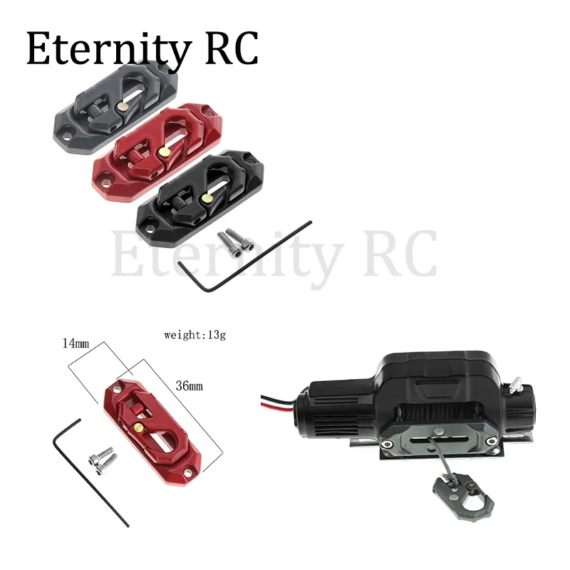 

Металлическое крепление управления лебедкой Hawse Fairlead и крюк для 1/10 RC пульта дистанционного управления гусеничного автомобиля аксессуары запасные части для грузовиков