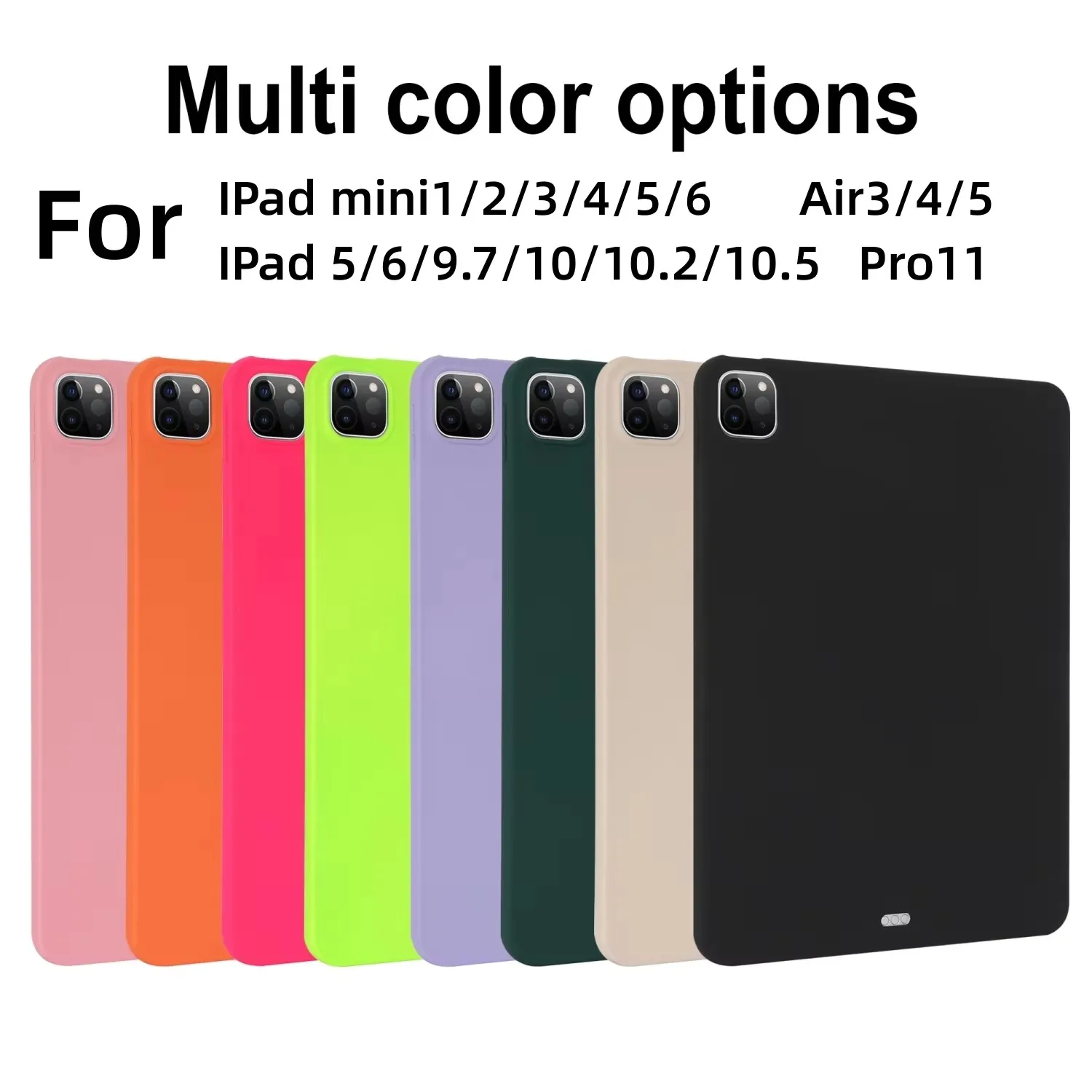 

For IPad Pro 13 Air 13 2024 7/8/9th Generation Cover For 2018 9.7 5/6th Air 2/3 10.5 Mini 7 Pro 11 Air 4/5 10.9 10th funda soft