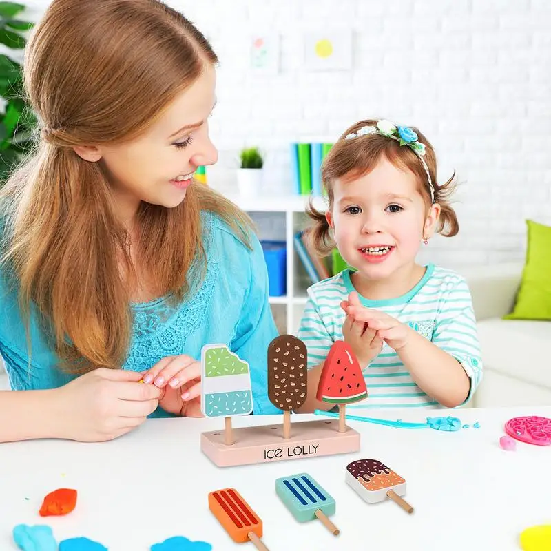 Jouet à Motif de Crème Glacée pour Enfant de 3 Ans, Nourriture, Sucettes, Pop