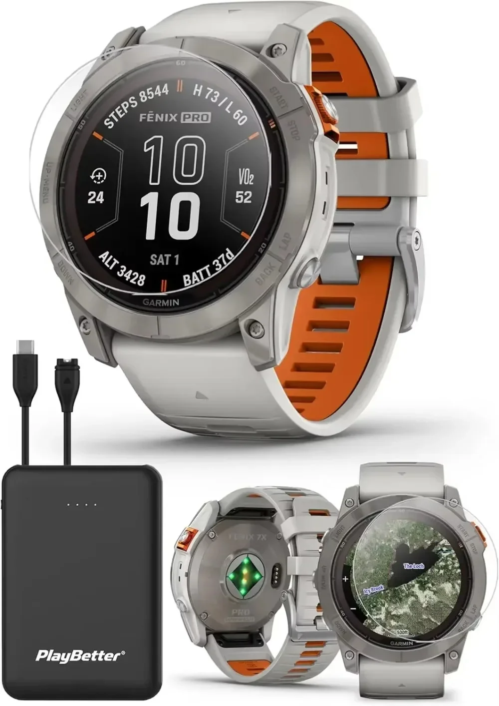

FAST SHIPMENT 0N Fenix 7X Pro Sapphire Solar,Multisport GPS Smartwatch, Built-in Flashlight, Solar Charging