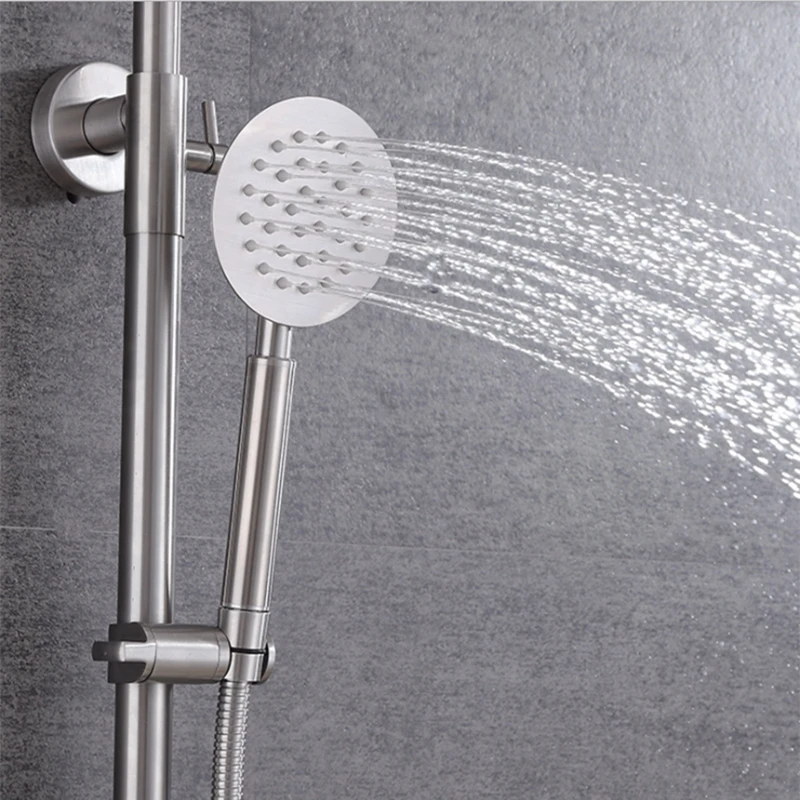 Système de douche de bain contemporain, robinet en acier inoxydable 304, ensemble de centre commercial, douche de qualité supérieure