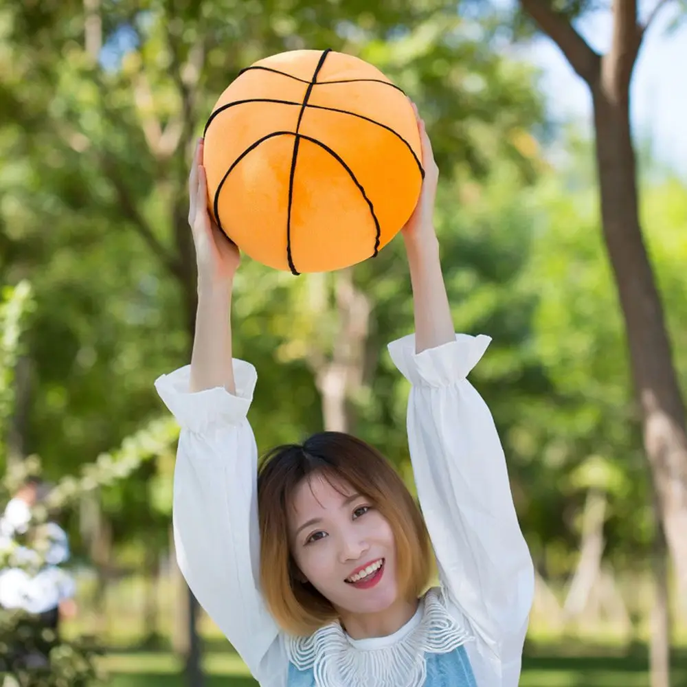 Cadeau Dutje Kussen Kamer Decoratie Kinderen Speelgoed Voetbal Knuffels Simulatie Bal Pluche Kussen Basketbal Knuffels Bankkussen