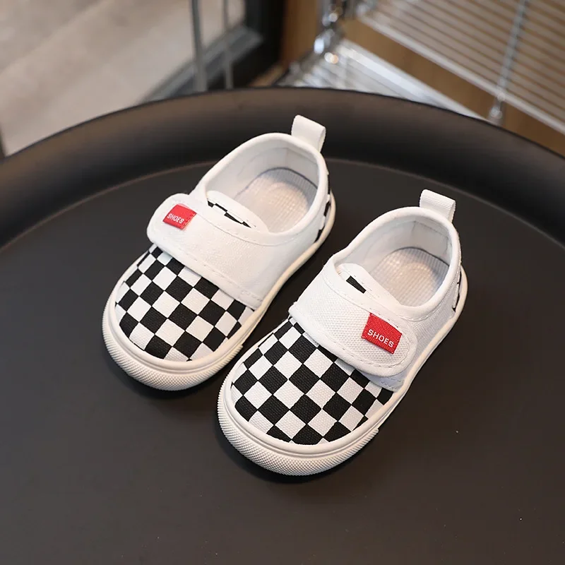Children Canvas Shoe 2026 Autumn New Children Sneakers Boy Girl Cloth Shoes Kid Shoes Baby Kindergarten Shoe Baby Sneakers