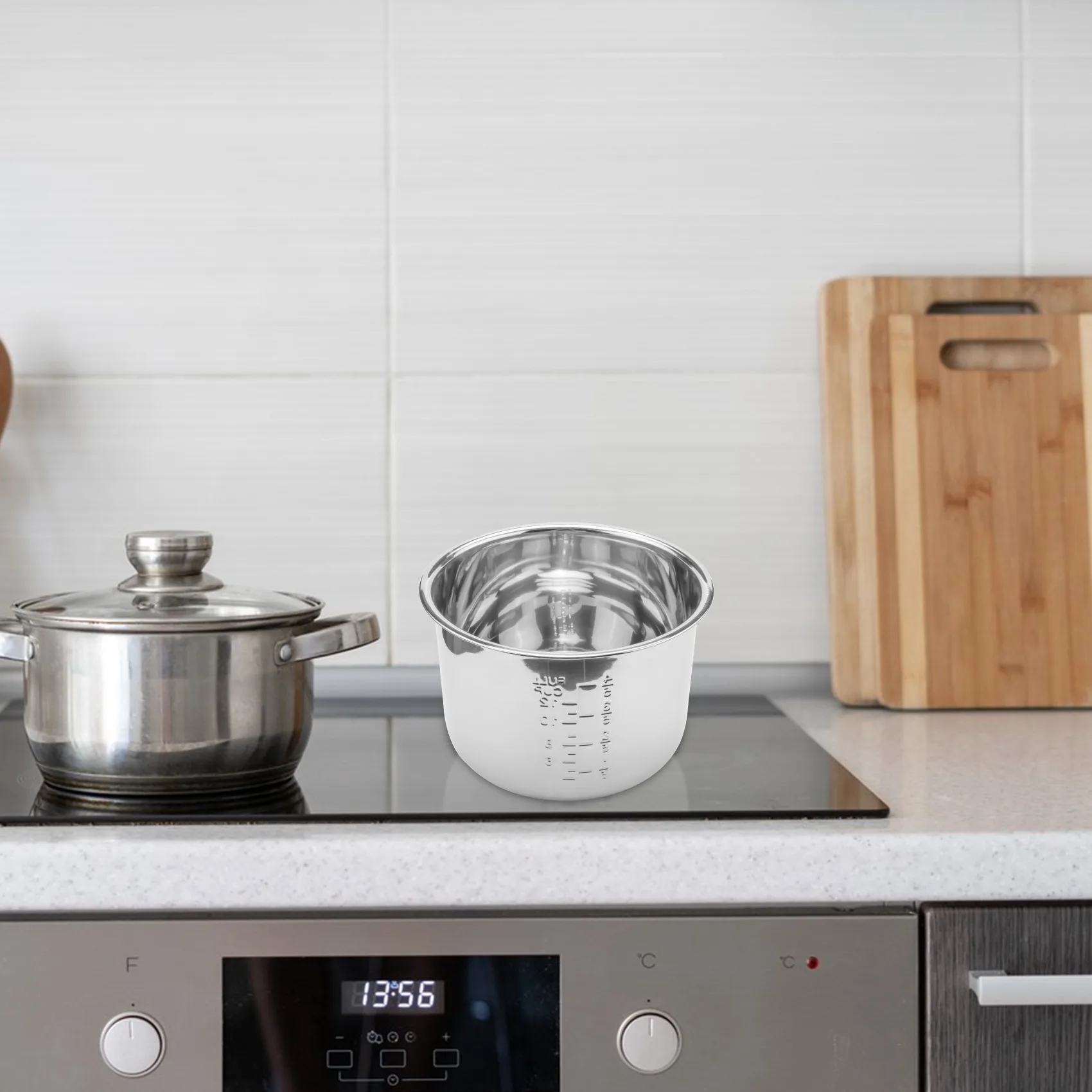 Panci tekanan 6L, panci tekanan dalam panci tekanan Stainless Steel, panci dalam menit, panci tekanan