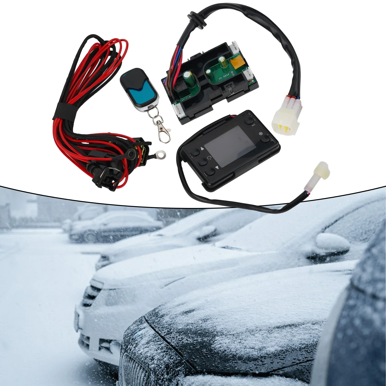 

Tools Number Plate Light Automotive LCD Monitor Licence Remote Switch Wire Harness Air Control Board Convenient