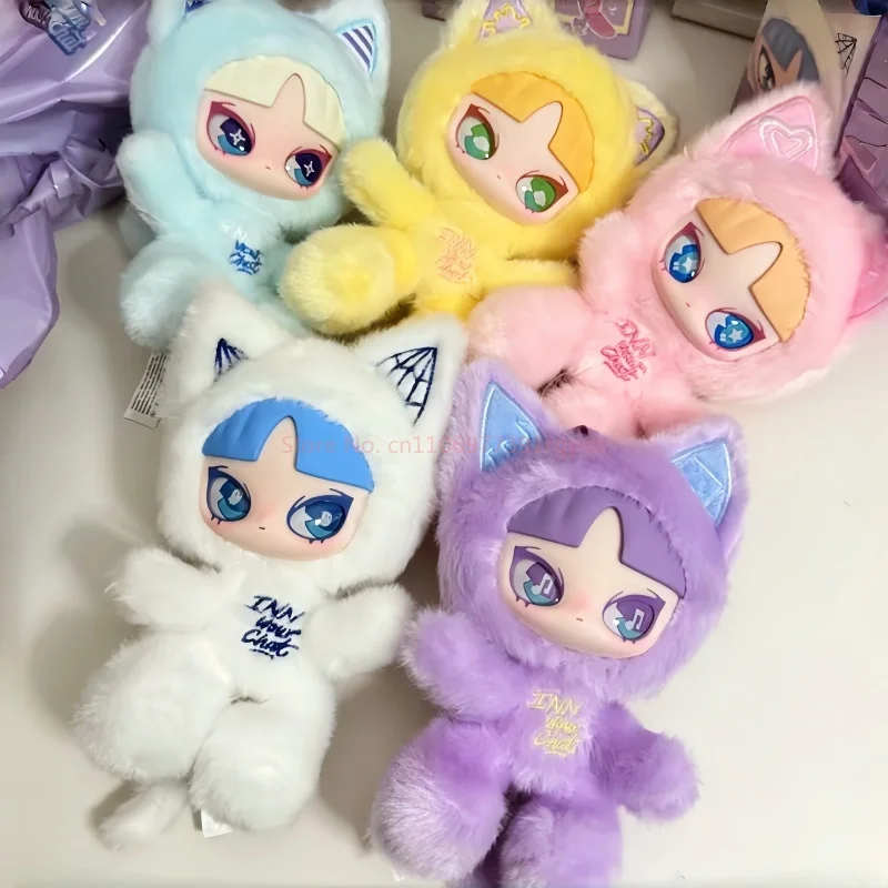 

Inns Cat Inn Your Chat Series Vinyl Plush Blind Box Trendy Cute Action Figure Doll Surprise Bag Cat Anime Doll Mystery Box Gifts