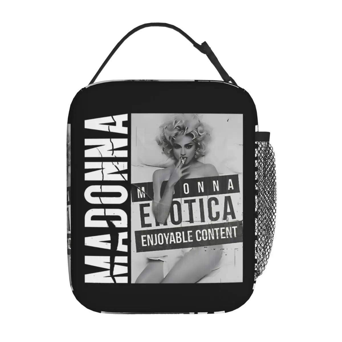 Madonna Music Albums Singer Classic Pop Thermal Insulated Lunch Bag for Work Portable Food Bag Cooler Thermal Lunch Boxes