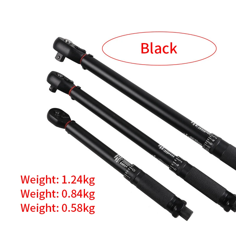 Torque Wrench 1/2'' 3/8'' 1/4'' Square Drive Preset Bicycle Torques Key Two-way Ratchet Car Bike Automotive Hand Tools