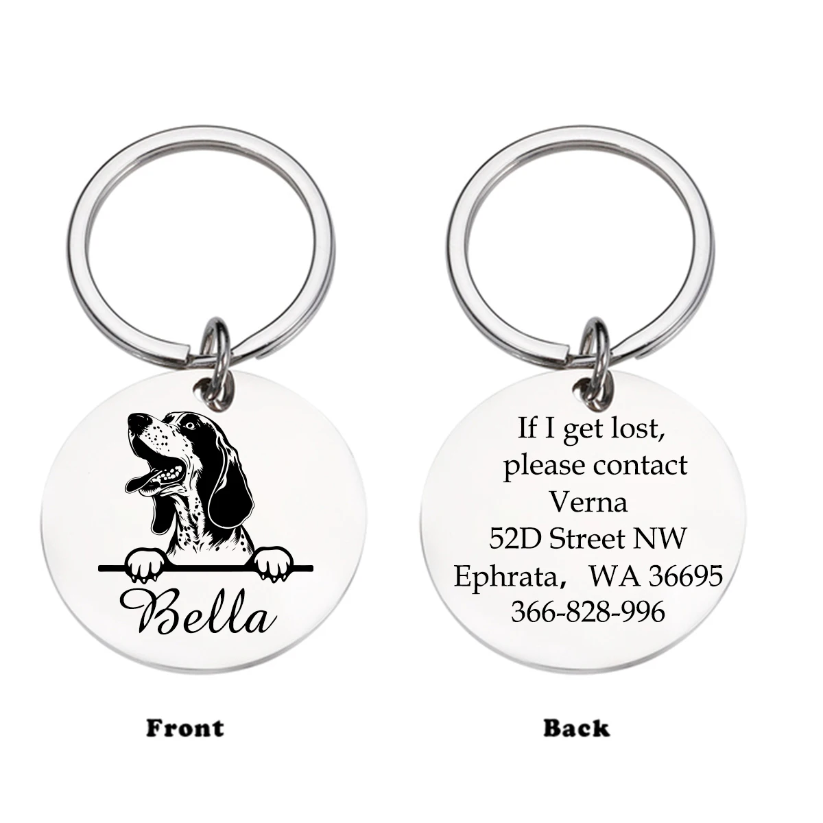 

1 pc 12 styles charming dogs Custom name and address Personalized Dog Tags Customized Dog Collar With Name For Dog Tag Name Pro