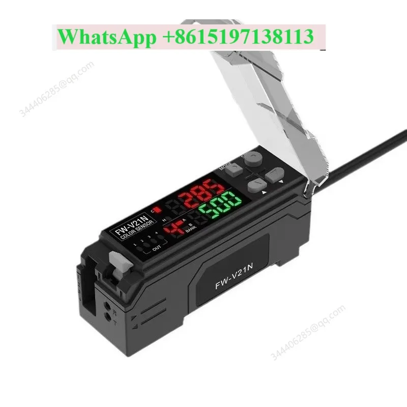 color recognition sensor FW-V21 fiber optic probe amplifier RGB ZN digital color code