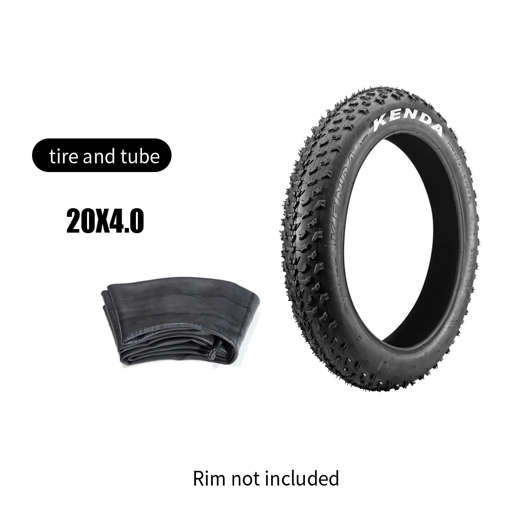 Kenda 20X4.0 ファットタイヤ 20 インチ電動自転車タイヤ 30TPI スノー