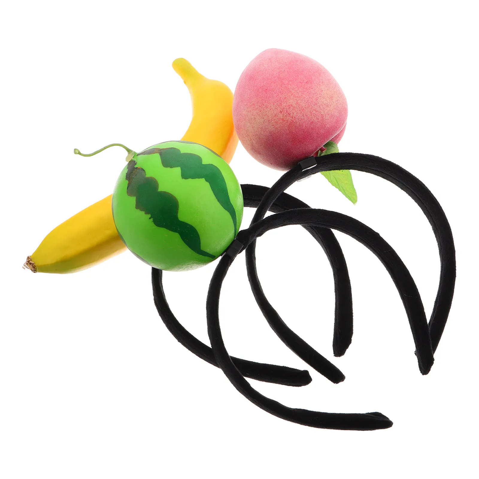 

3Pcs Simulation Fruit Hairpin Whimsical Headpiece for Women Kids Cute Hair Accessories Summer Carnival Cosplay Costume Use