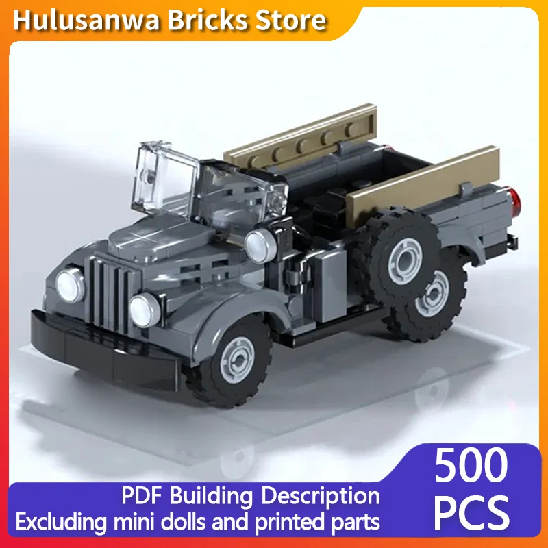 

Модель легкого внедорожника ГАЗ-69, конструктор MOC, военная техника, модульная технология, подарок, праздничный набор для сборки, детский игрушечный комплект