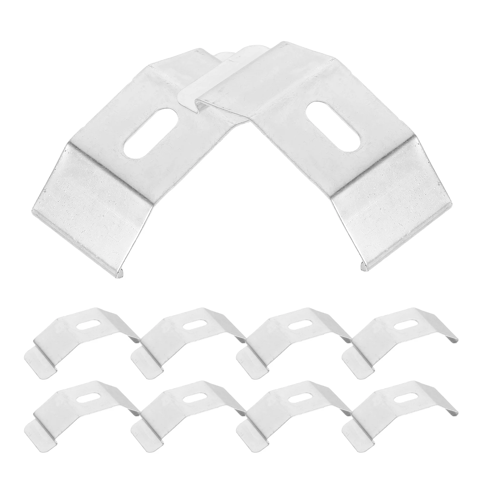 

10pcs Curtain Installation Code Top Sheet Stainless Steel Vertical Blinds Replacement Parts Universal Compatibility Quick