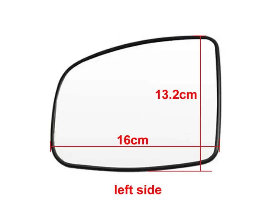 For Honda Fit 2014 - 2020 Car Accessories Outer Rearview Side Mirror Lens Door Wing Rear View Mirrors Glass without Heating