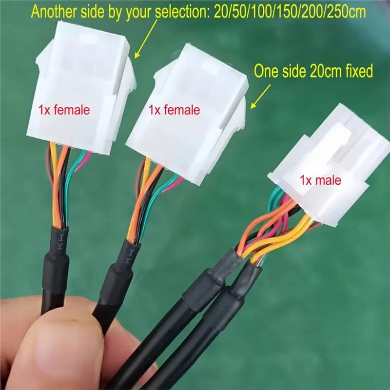 B27B Male To Two Female 20CM For Unmanned/Automatic Vending Machines/Coin-Operated Machines/For MDB/Split-Split- For MDB6P Adapt