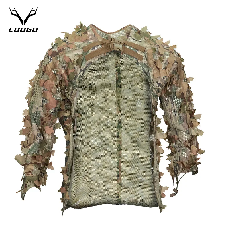 Outdoor Hunting Tactical  Suits Field Sniper CombatCamo Clothes Cloak Lightweight Breathable Bird Watch Jacket