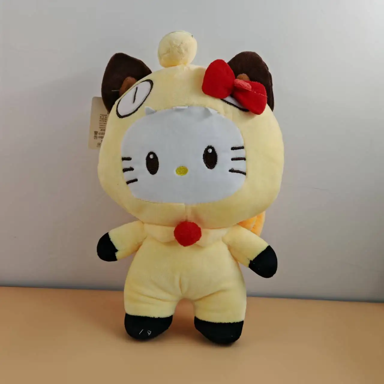 MINISO 25cm Super lindo Pok é mon Jenny Turtle Bulbasaur Hellokity gato muñeco de peluche decoración de habitación muñeca regalo