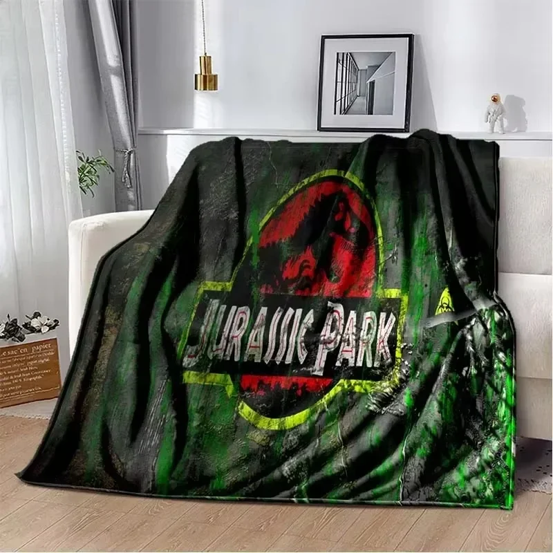 ثلاثية الأبعاد الكرتون الحديقة الجوراسية ديناصور دينو لينة الفانيلا البطانيات ، رمي بطانية بطانية مريحة للنزهة سرير غرفة نوم المنزل الاطفال