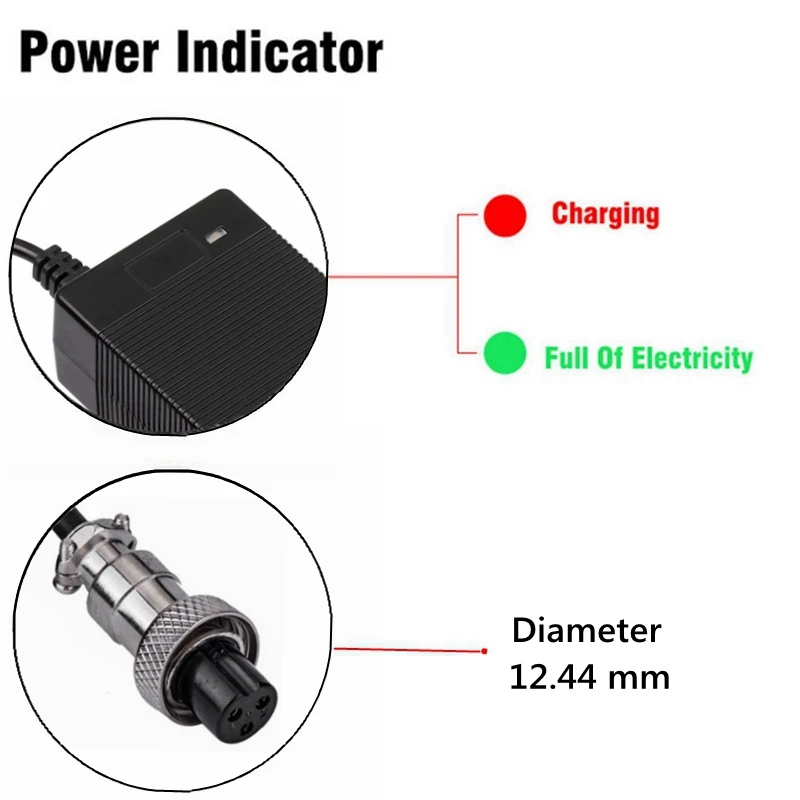 67.2V 3A Smart Lithium Battery Charger For 16S 60V Li-ion Battery Charger High Quality Fast Charging Connector 3P GX16