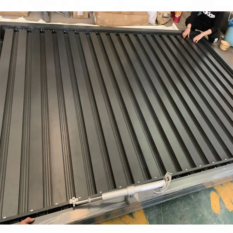 

Алюминиевая моторизованная пергола с регулируемыми ламелями для улицы