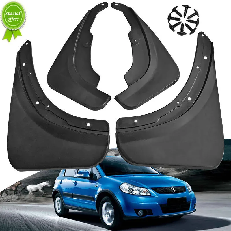 Mudguard For Suzuki SX4 2008 Hatchback 2007~2013 Fiat Sedici GY EY RW Mud Flaps Splash Guards Fender Flare Guard Car Accessories