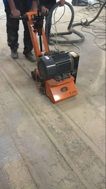 محرك 5.5 لإعداد الأرضيات آلة الخرسانة Scarifier مقاس 10 بوصات #4