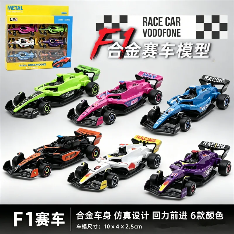 

1:60 Mini F1 Racing car Alloy Model Car Toy Exquisite Alloy Pullback Children's Toy Best Birthday Gifts