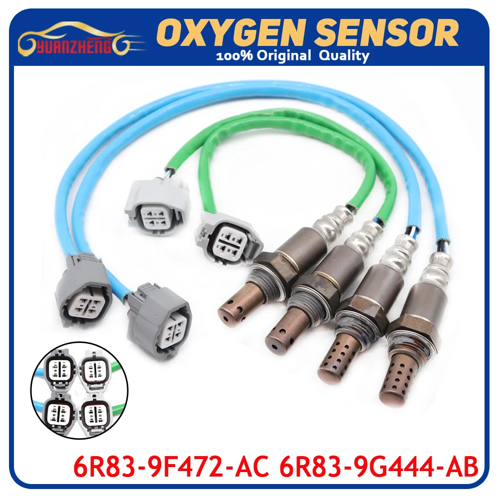 

4pcs Up+Downstream Air Fuel Ratio Lambda O2 Oxygen Sensor 6R83-9F472-AC 6R83-9G444-AB For Jaguar XJR XJ8 Vanden Plas 2005-2007