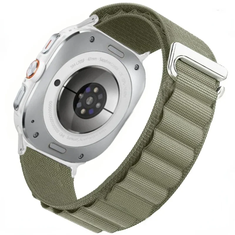 Cinturino Alpine Loop per Samsung Galaxy Watch 8 Ultra 47mm 2025 Cinturino originale per Galaxy Watch Ultra 47mm Cinturino in nylon