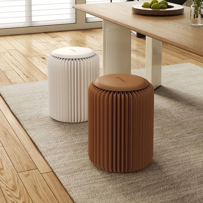 

Портативный складной стул-книжка для вечеринок и дома, водонепроницаемый, простой, креативный, круглый, компактный, экономящий место, мебель для дома.