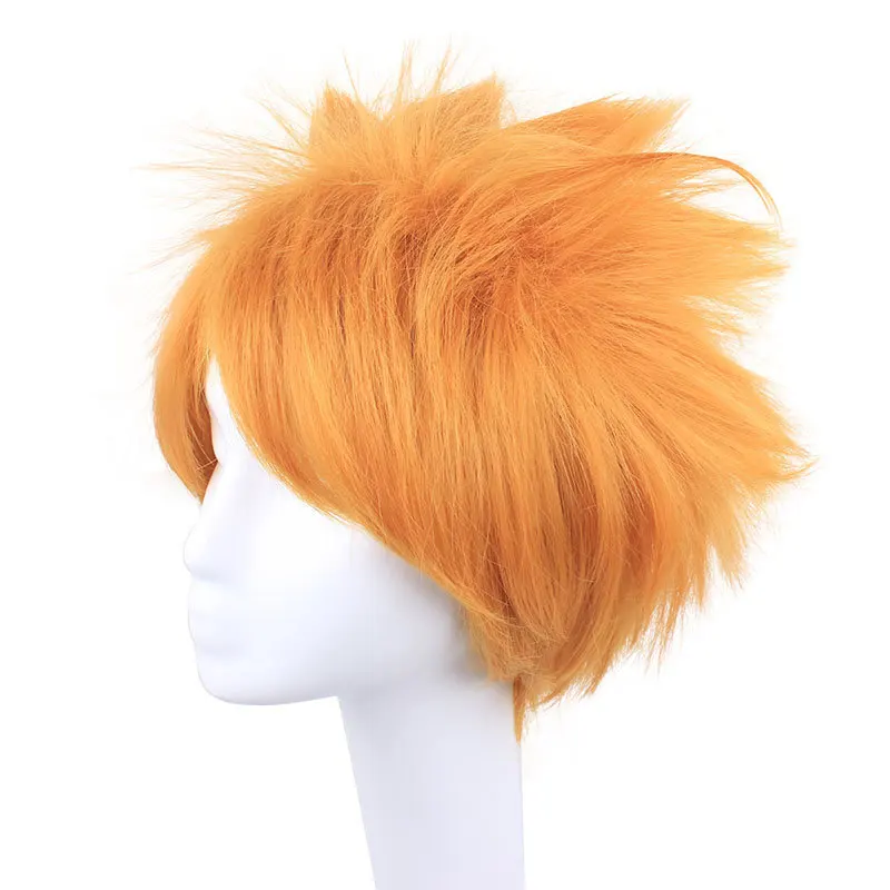 Death God BLEACH Ichigo Kurosaki Pein / Masakazu Irie oranje omgekeerde pruik