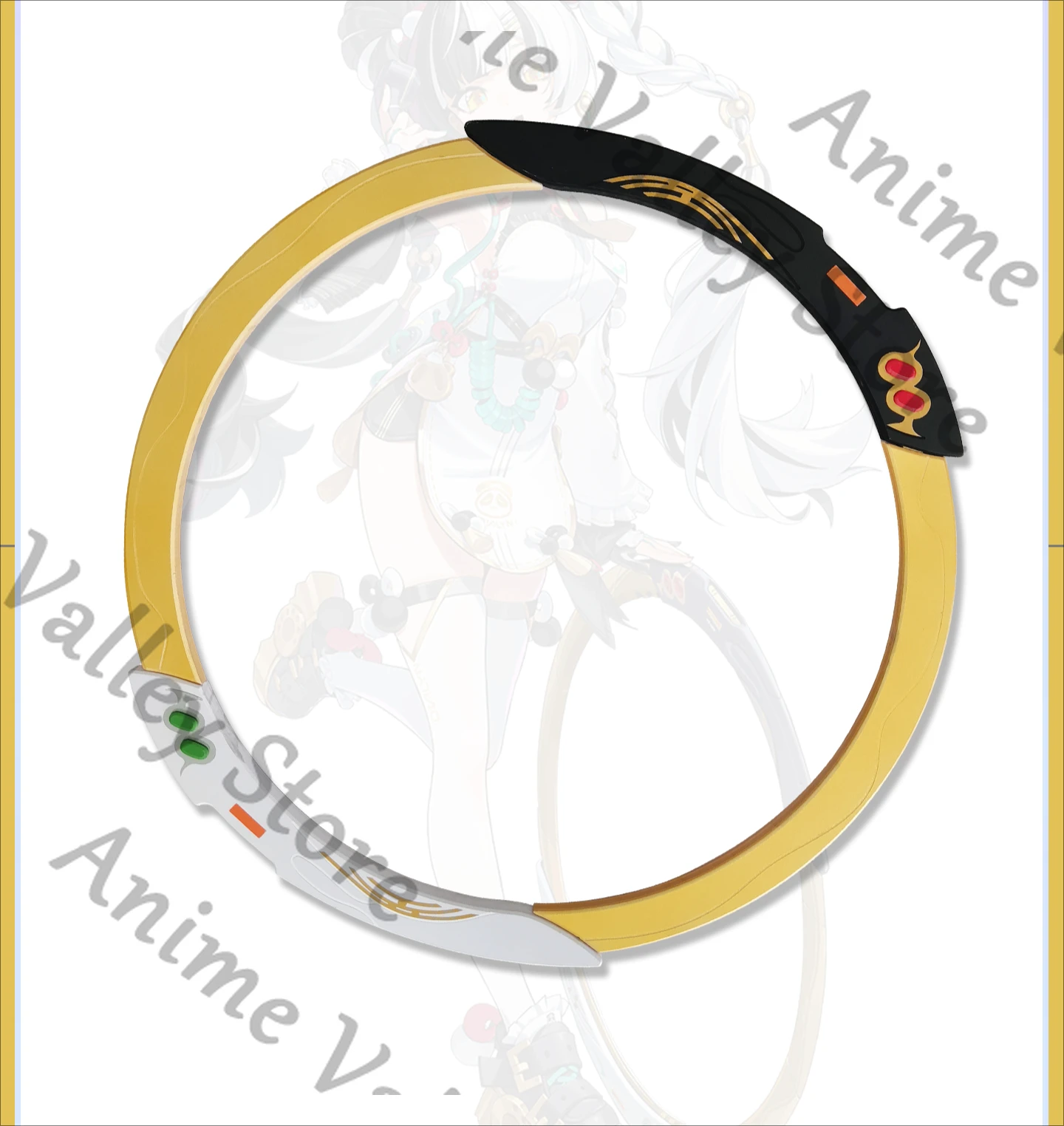 

Anime Zenless Zone Zero Dialyn Cosplay Chakram Prop Cartoon 3D Printing Great Circle Weaponry Equipment Hallowmas Props Gift