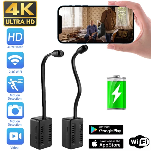 Mini cámara de vigilancia Wifi monitoreo remoto HD 1080P cámara IP inalámbrica para el hogar grabación en bucle cámara de seguridad cámara interior al aire libre