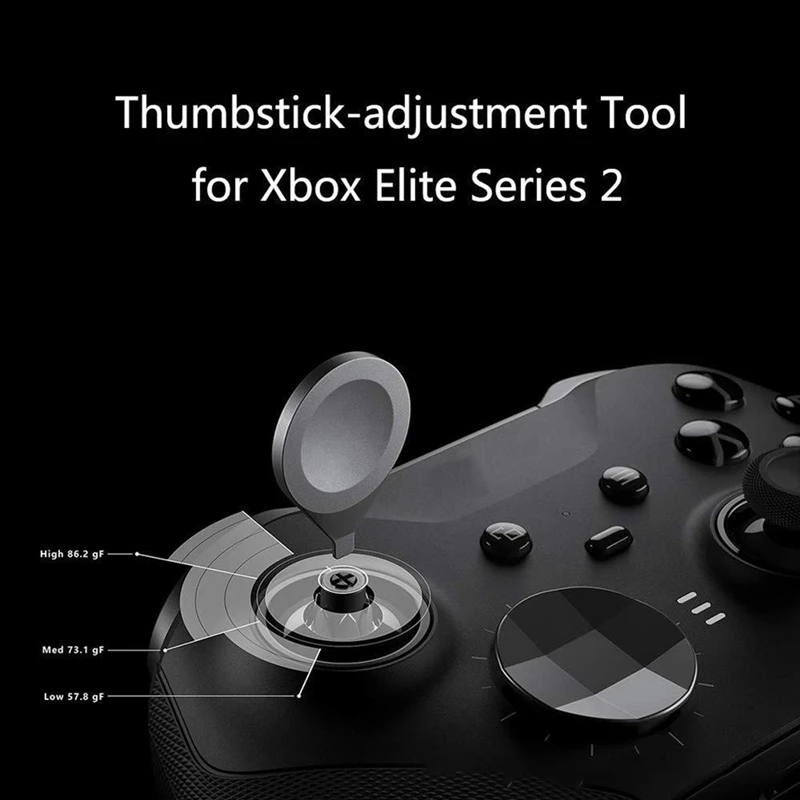 A45U 17PCS Metall Paddel Daumen Griffe Core Joystick Kit Für One Elite 2 Verbesserte Präzision Game Controller Teile