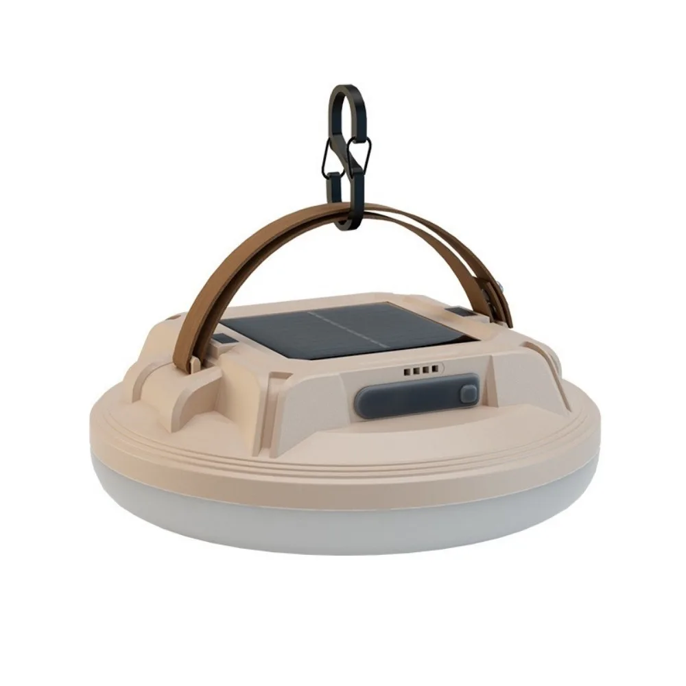 

LED Light Source Solar LED Camping Light Hanging Hook Fast charging Hanging Tent Lights IP66 Waterproof Adjustable Brightness
