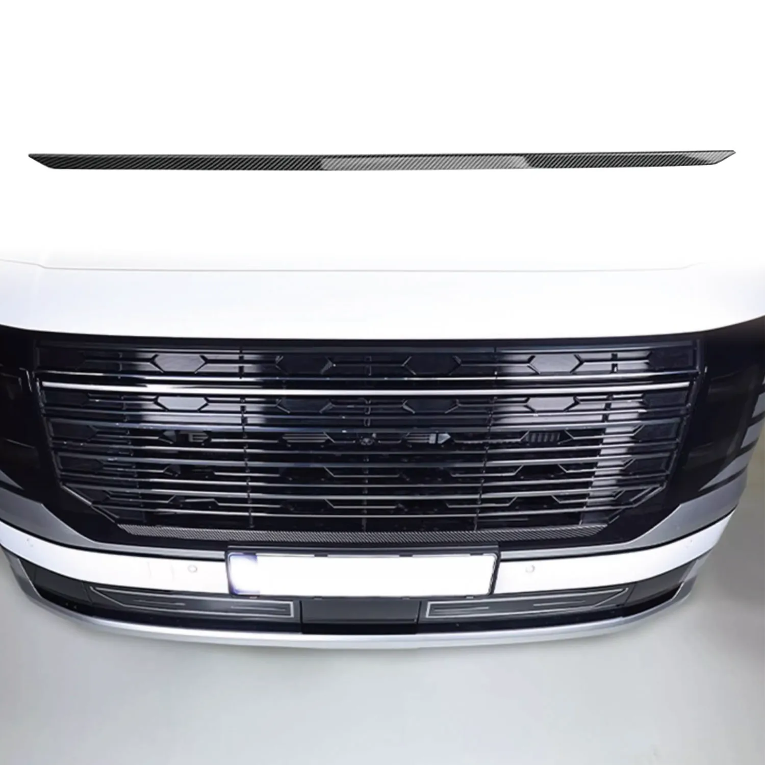 

For Hyundai Palisade LX3 2026 Car Exterior Front Center Grille Grill Strips Molding Cover Trim ABS 1pcs