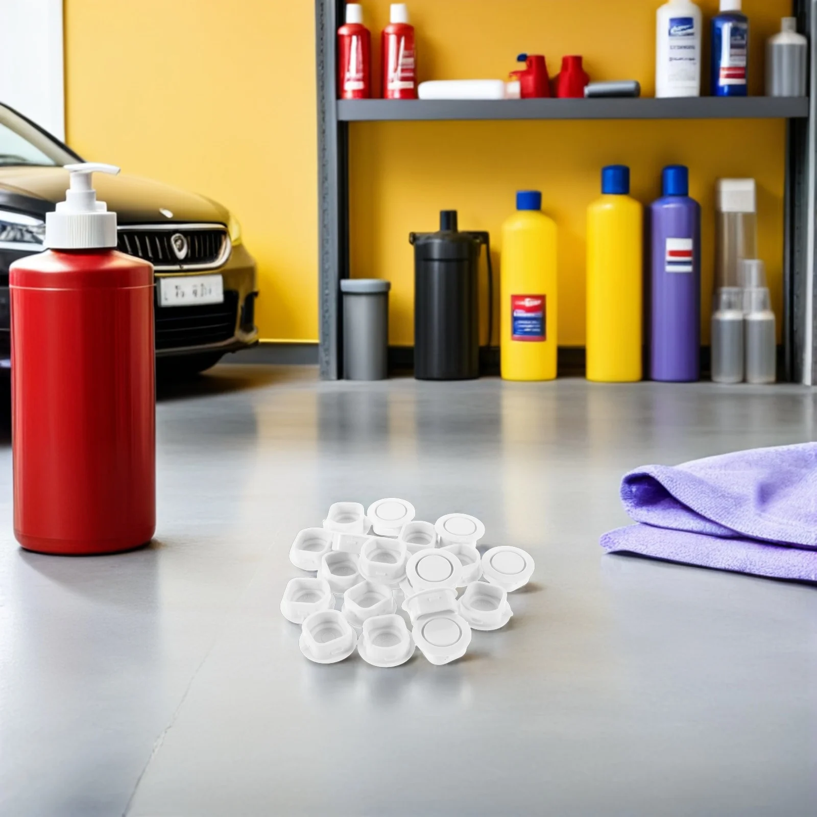 

50pcs Car Bumper Hole Cap Auto Rubber Plug For Front Rear Radar Protection Decorative Stopper Vehicle Body Cover Bumper Hole