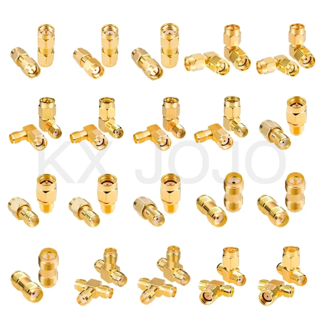 

SMA Connector Coaxial RF/RP SMA Male/Female to SMA Male/Female Straight/Right Angle Connector Adapter Goldplated New