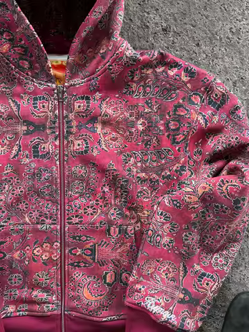 2025 New Fashion Trend Digital Printed Casual Hoodie Y2K Hip Hop Street Retro Zipper Men's and Women's Hoodie Street Wear