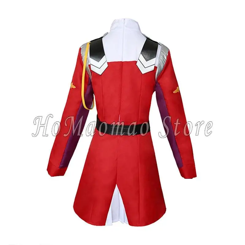 DARLING In The FRANXX Zero Two 02 Role playing Dress Wig Jumpsuit Sexy Women Headband Christmas Carnival Party Masquerade Ball