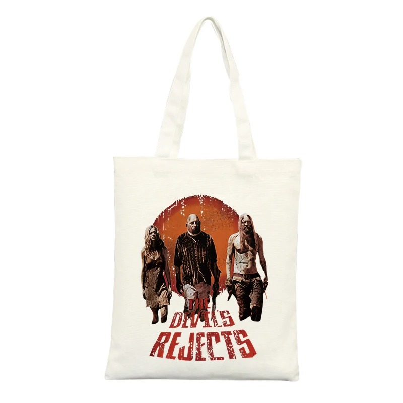 Canvas Tote Bag with Vintage Character Graphic and Typography Print, Ideal for Casual Daily Use and Weekend Outings